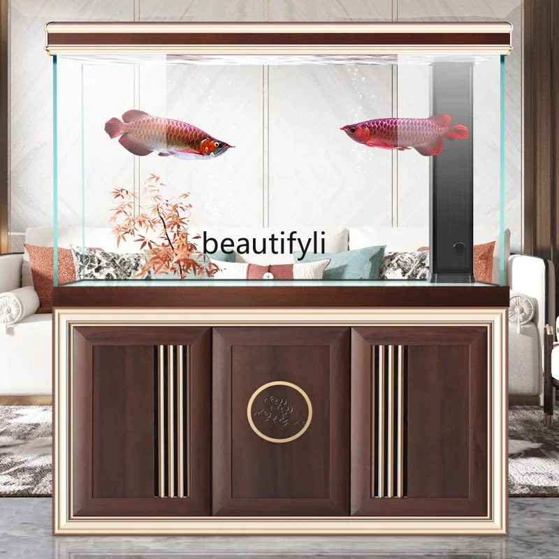 

Asmt51 ss стеклянный экологический аквариум-арована для гостиной от пола до потолка бытовой средний и большой экран перегородка для аквариума стена