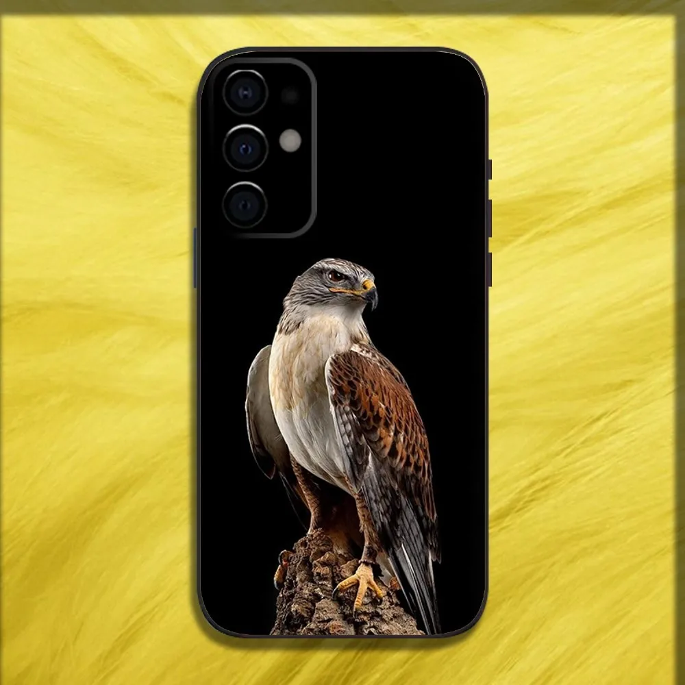 Eagle Hawk Falcon Phone Case For Samsung S24,S21,S22,S23,S30,Ultra,S20,Plus,Fe,Lite,Note,10,9,5G Black Soft Cover