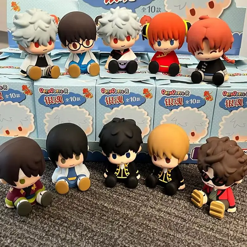 

Горячий джин Тама, капающий клей, сидящая слепая коробка, трендовая игрушка, анимационные окружающие украшения, коллекционные украшения, подарки на день рождения