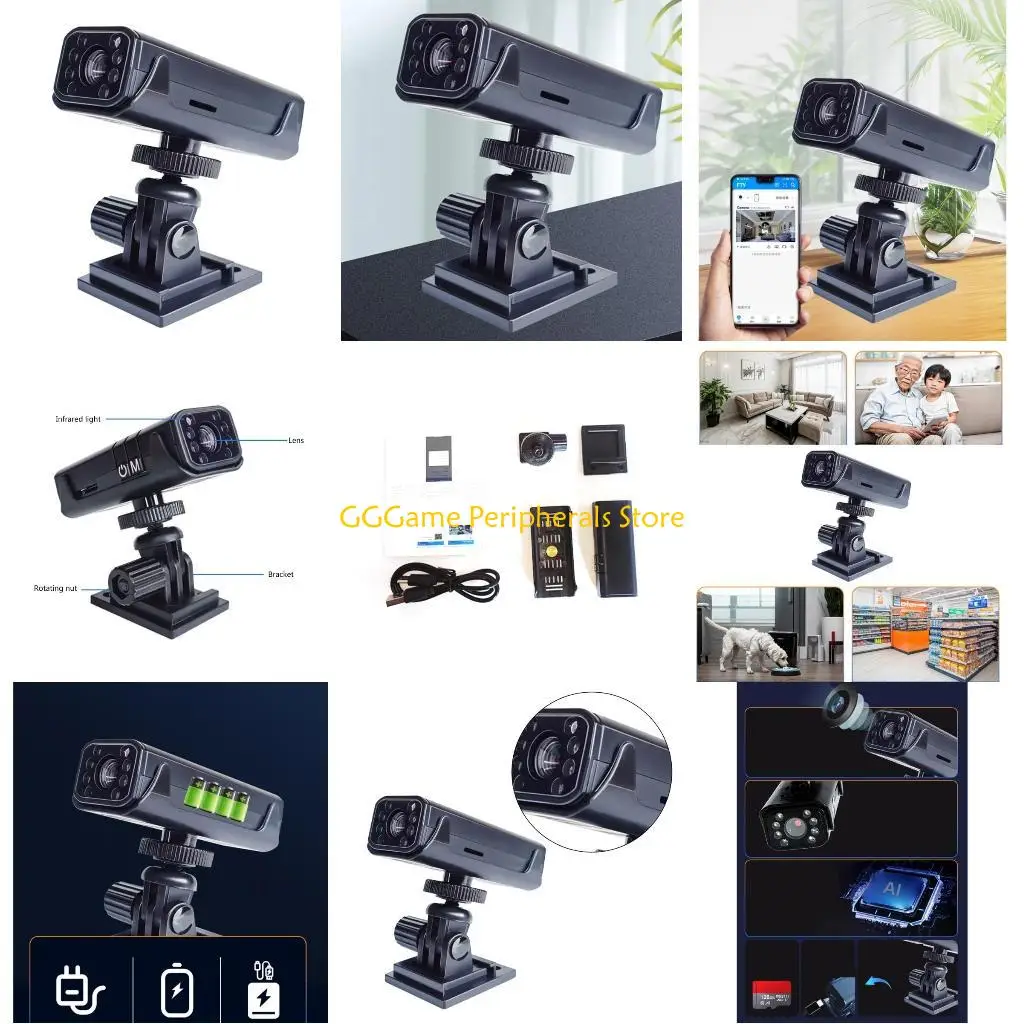 

U55B 1 Set A10 Wirelessly Wifi Remote Networking Camera Night