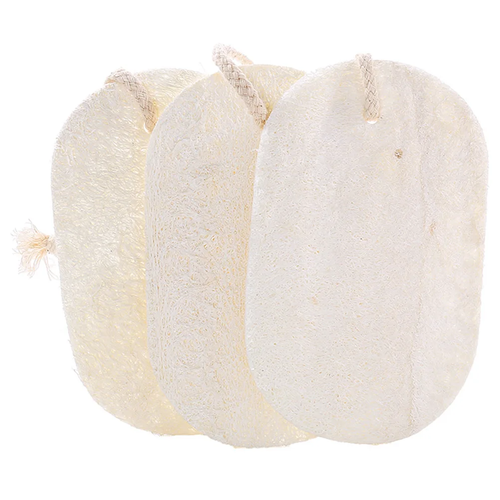 

3pcs Natural Loofah Dishwashing Thick Kitchen Cleaning Sponge Durable Lightweight Multipurpose Loofah Sponge Cleaning Tool