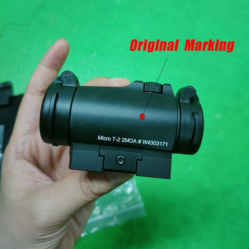 Specprecision T Style II Red Dot Sight Hunting Optics 1X22mm 2MOA Scope 550g Shockproof and Hold Zero Original Markings