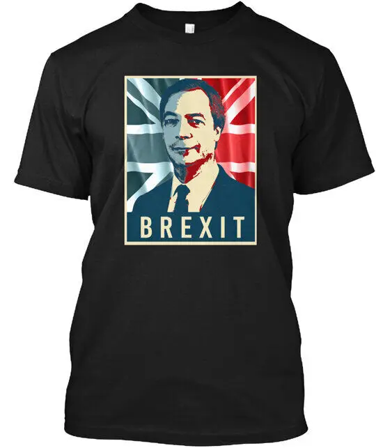 Nigel Farage Brexit T-Shirt Made in the USA Size S to 5XL