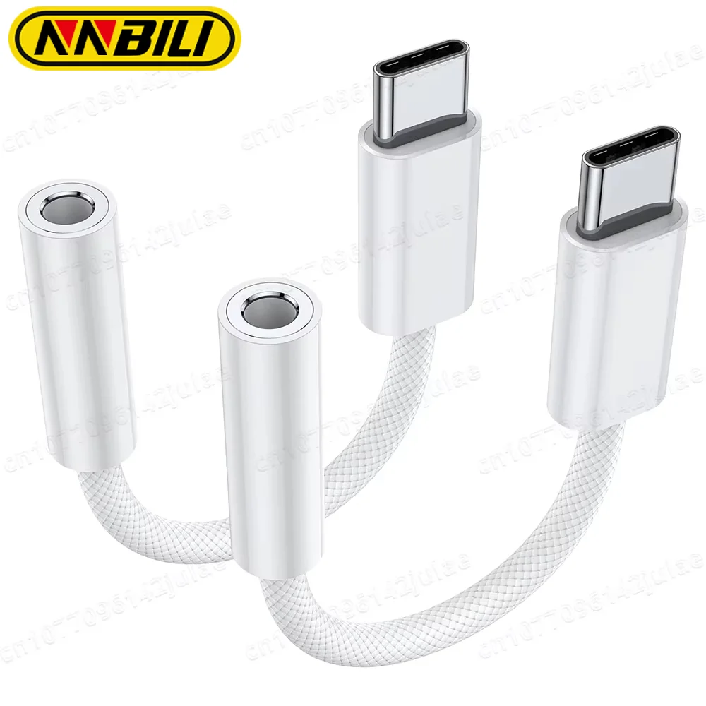 USB Type C to 3.5mm Female Headphone Jack Adapter USB C to Aux Audio  Cable Cord for iPhone 15 Plus15 Pro Max iPad Pro MacBook