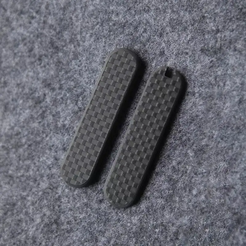 CNC Carbon Fibre Knife Handle Scales for 58mm Victorinox Swiss Army MiniChamp Knives With Toothpick Tweezers Ball Point Pen Slot