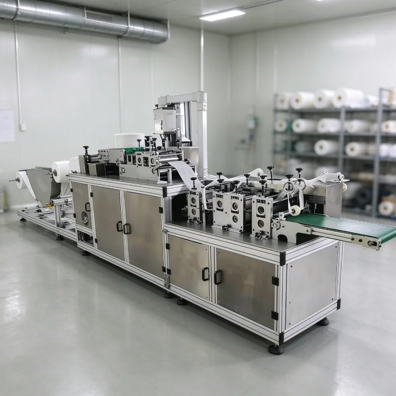 Commercial Grade Full Auto Disposable Non‑Woven Slipper Making Machine Hotel SPA Guest Slipper Manufacturing Line for Factory
