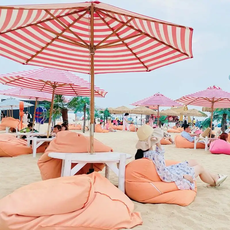 Outdoor sunshade, column umbrella, courtyard umbrella, balcony umbrella, café