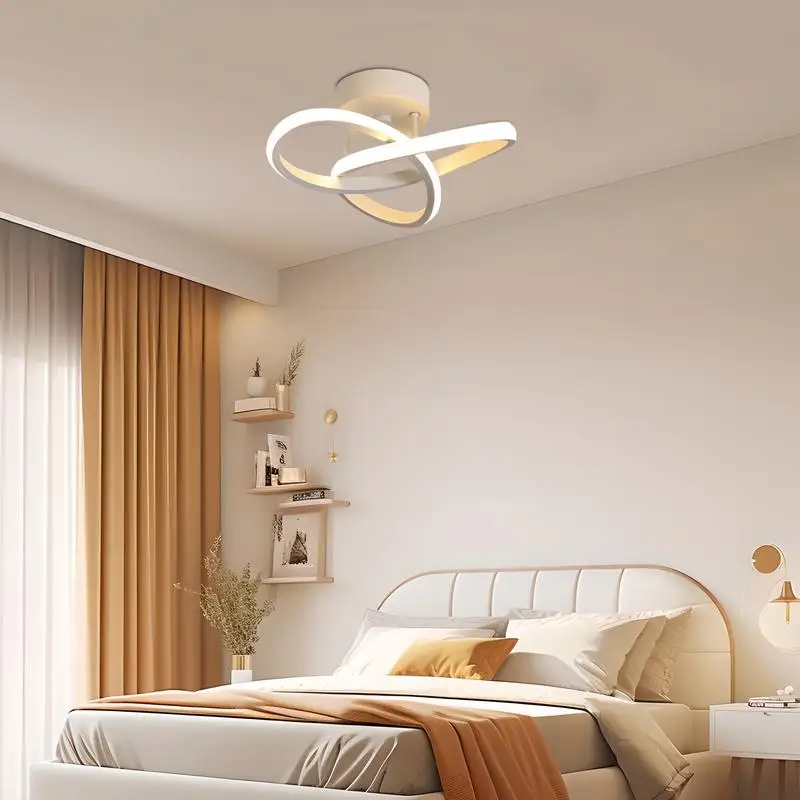 

Современный потолочный светильник для спальни, современный потолочный светильник для прихожей, акриловая лампа, многофункциональное светодиодное освещение для спальни, кухни, входа