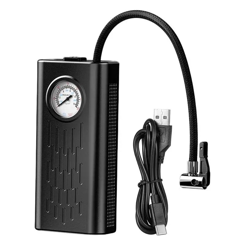 

Air Pump For Car Tires Wireless Inflator With Pointer Pressure Gauge Portable Tire Pump Air Pump For Car Motorcycle Ball