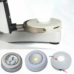 Microscopio biologico luce inferiore USB LED sorgente luminosità regolabile lampada bianca illuminazione riflettore specchio per laboratorio XSP