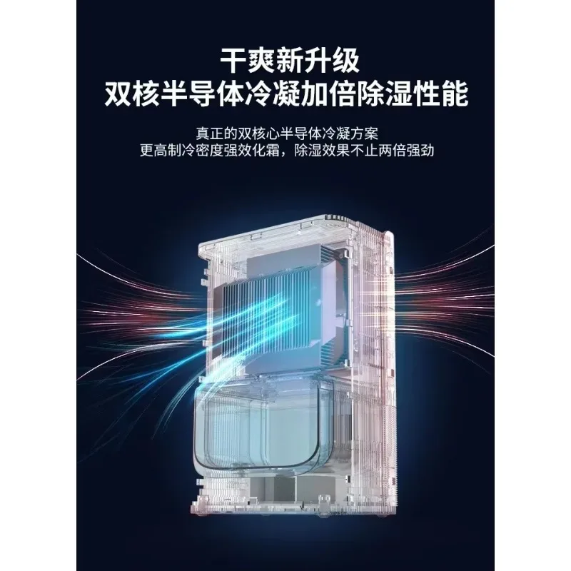 Latest Models Household Small Dehumidifier. Home Use New Mute. With Air Purification Function. Basement Dry.