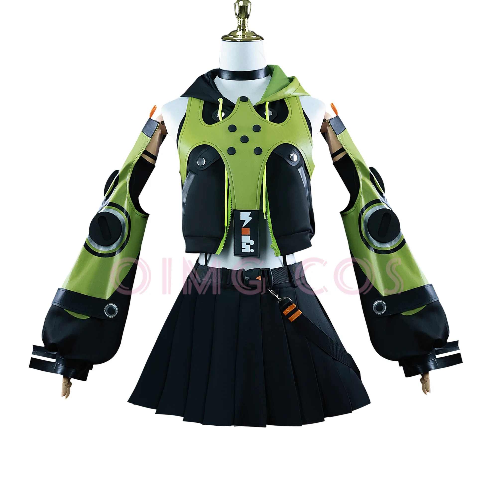 Anby Demara disfraz de Cosplay de Zenless Zone Zero, uniforme de carnaval, peluca de Anime, Disfraces de Halloween, juego para mujer