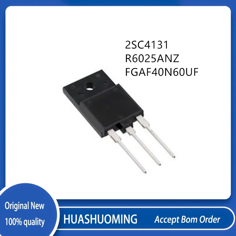 10Pcs/Lot   2SC4131 C4131 R6025 R6025ANZ FGAF40N60UF FGAF40N60 TO-3PF