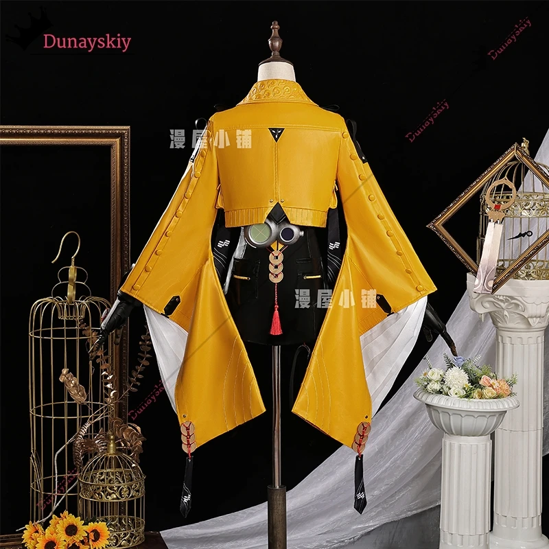 Yixuan 코스프레 게임 Zenless Zone Zero ZZZ 의상 Yixuan 롤 플레잉 가발 소품 정장 성인 여성을위한 할로윈 변장 s-2xl