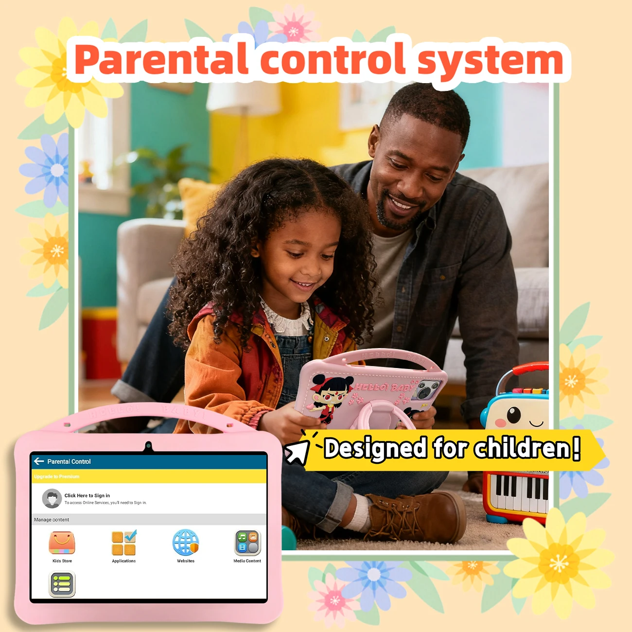 آلة تعلم تعليمية 10.1 بوصة، أندرويد 13، ألعاب أطفال، تعلم تفاعلي، تركيب برنامج التعلم #4