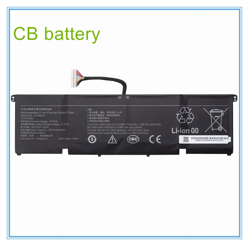 

R14B05W 15.4V 56Wh Laptop Battery for X 14 (4ICP6/63/62) 1007664-733719-1