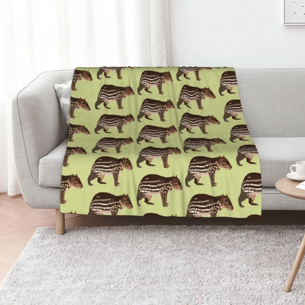 P es para Paca, manta cálida multiusos para sala de estar y dormitorio