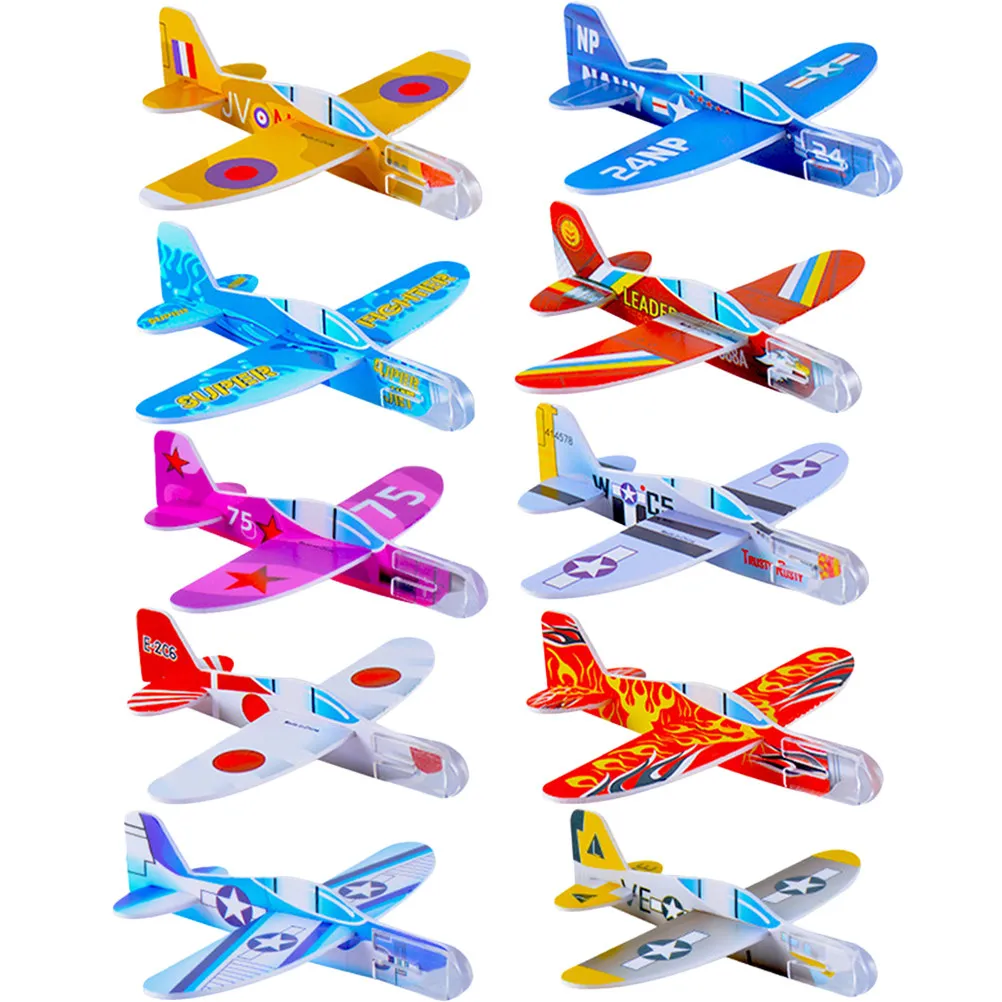 

25Pcs Kids Outdoor Small Airplane Throwing Glider Hand Throwing Aircraft Planes for Events Airplanes for Kids Airplane Toy