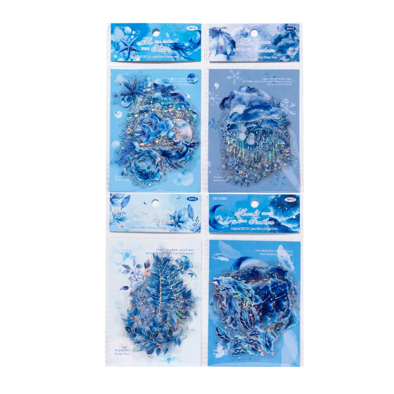 

24 компл./1 лот Kawaii наклейка для скрапбукинга Blues Dream живопись принадлежности для скрапбукинга планировщик декоративные канцелярские наклейки
