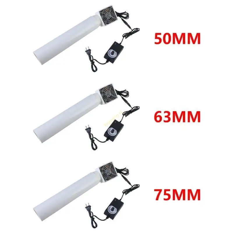 

12V Air Extractor Ventilation Mixing Pipe Fan With 5190RPM Speed For Quick Fume Evacuation Air and Exhaust