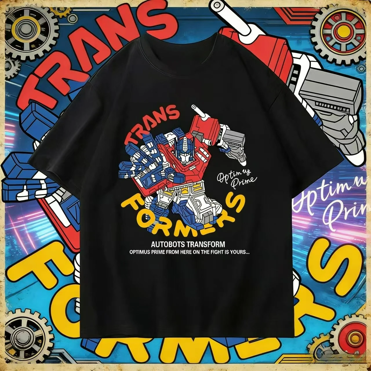 

Hasbro Transformers 2026 Summer Kids T-Shirt 100% Cotton Cartoon Breathable Y2K Casual Tee