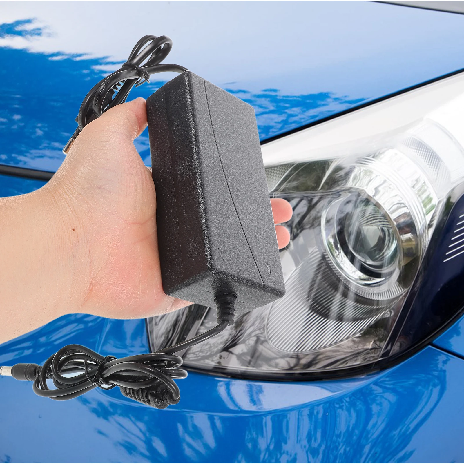 

Power Adapter Automotive Supply Headlight Restoration Kit Restorer Lens Car Repair Tool Headlights Cleaner Headlamp