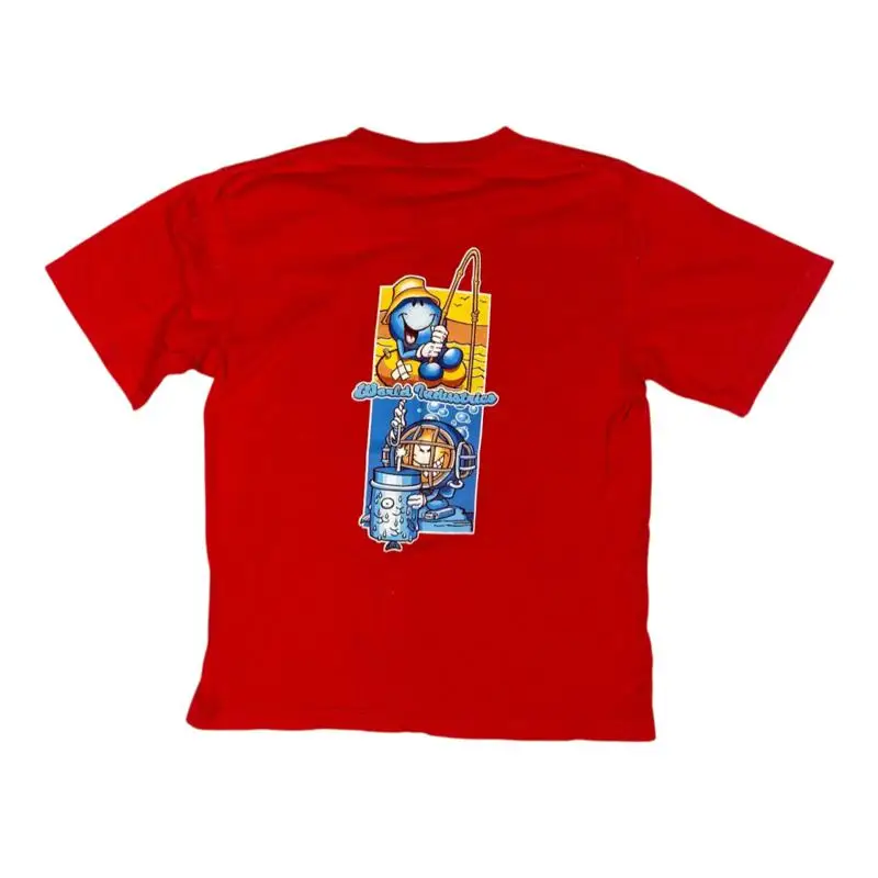 Vintage 90s 2000s World Industries Flame boy vs Wet Willy Blind T-shirt
