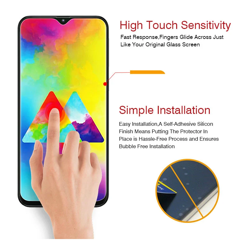 3Pcs Tempered Glass For Xiaomi Mi 13 8 9 SE Redmi Note 11i 11 12 Lite 5G 11T 10T Poco C40 X3 F3 M4 X4 Pro M5S Screen Protector