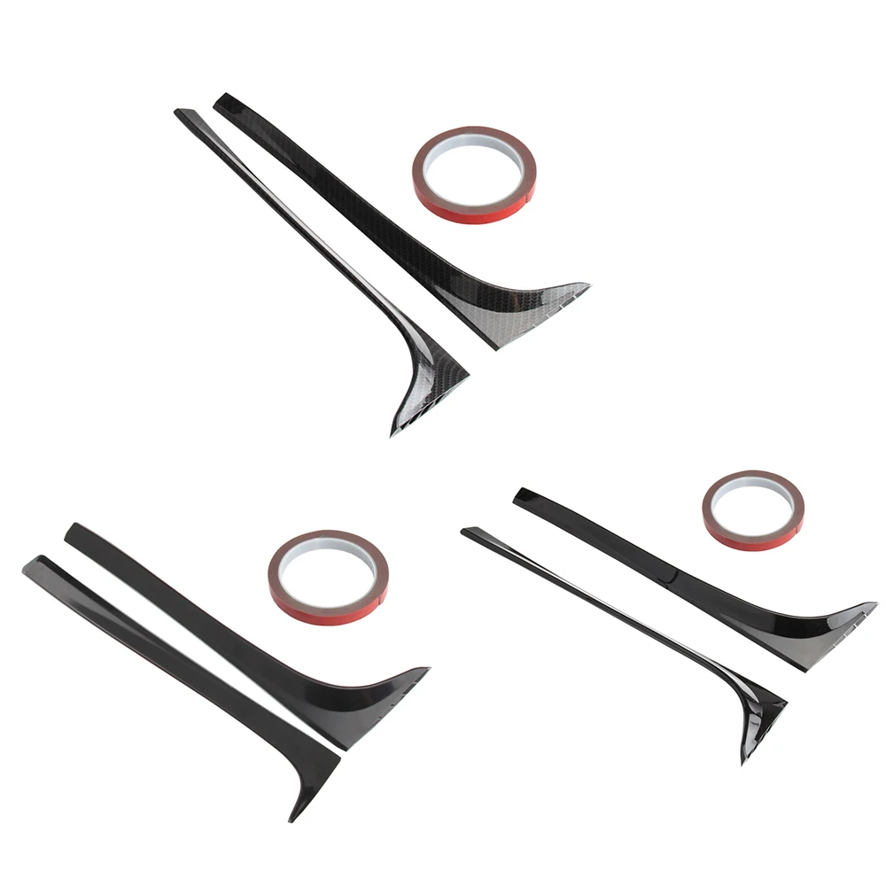 2 قطعة أجزاء تعديل سبويلر خلفي للسيارة ذاتية اللصق لسيارة VW Golf 7 MK7 2014-2018