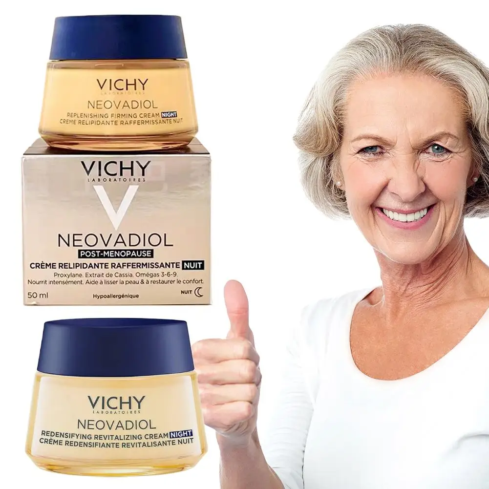 

50 мл Vichy Menopausal ночной крем, быстро впитывающийся Nongreasy, восстанавливающий крем для лица с салициловой кислотой, уменьшает тонкие линии, уход за кожей лица