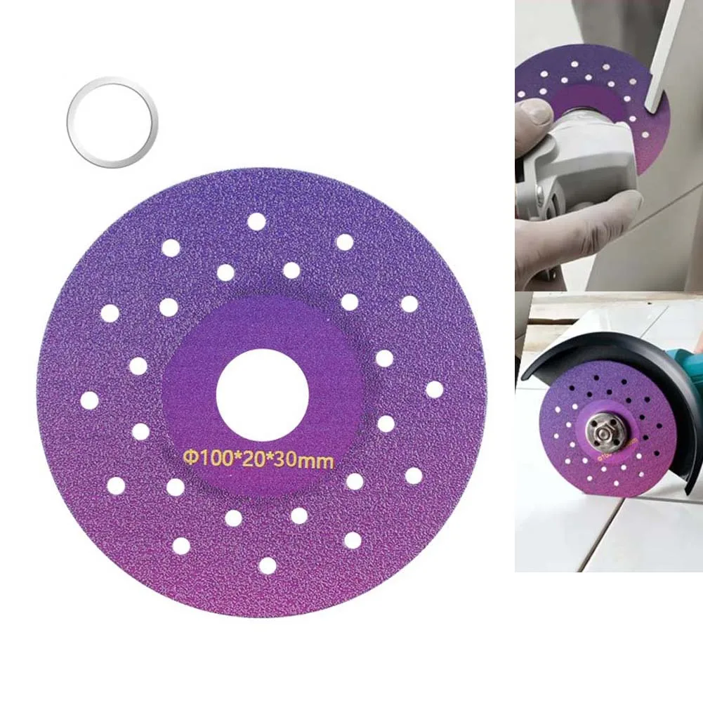 1pc 100x20mm Rock Slab Cutting Discs Diamond Saw Blade Grinding Disc Sanding Discs For Glass Marble Rock Slabs