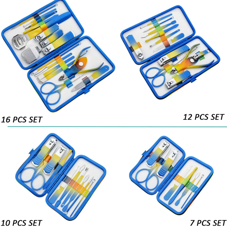 Edelstahl Maniküre Kit Maniküre Set Nagel knipser Set Pediküre Werkzeuge profession elle Pflege Pflege Werkzeuge Nase Haars chere