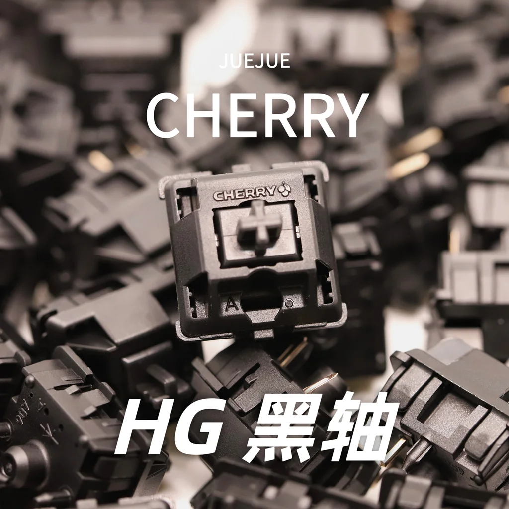 

Cherry HG MX Hyperglide Switch Черные переключатели Игровая механическая клавиатура 60 г 5-контактный линейный переключатель MX1A-11NW-1 Наборы DIY Custom