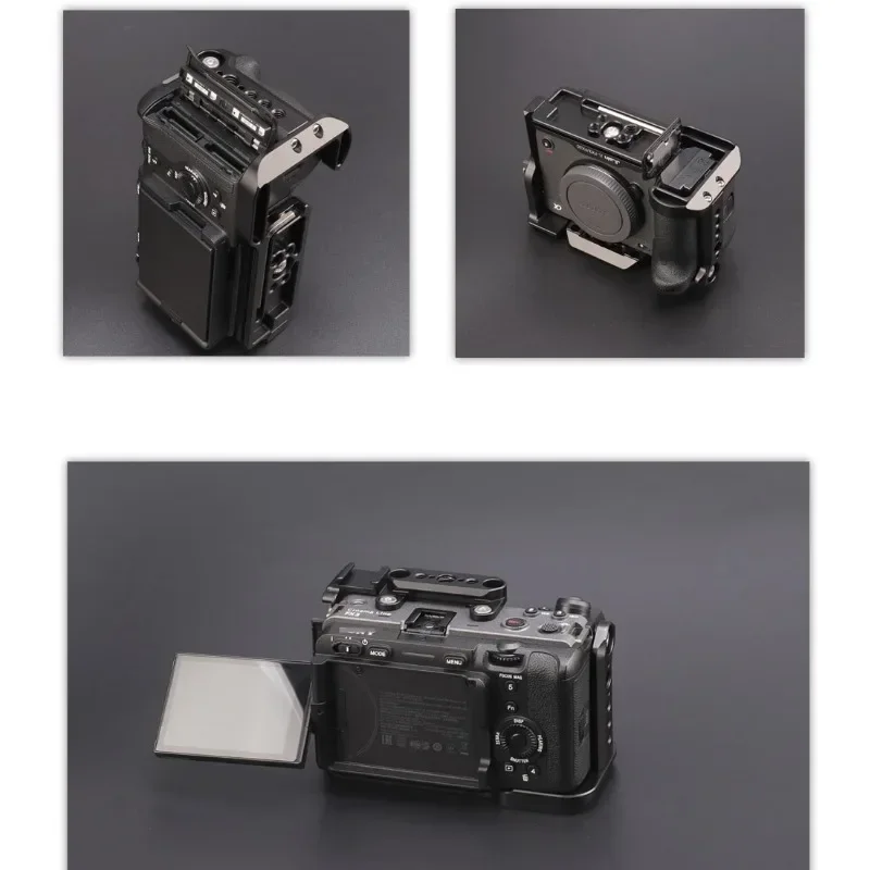 Arri Hole Arkah Dovetail GrooveCamera Cage สําหรับ Sony FX30/FX3 กระต่ายสําหรับ Sony Micro-กล้องเดี่ยวกรอบป้องกัน Arr