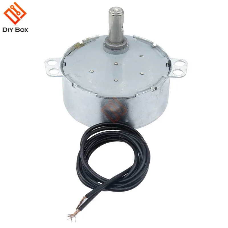 Moteur synchrone électrique de 1 pièce, tension 220-240V AC, puissance 4W, rotation CW/CCW (5-6