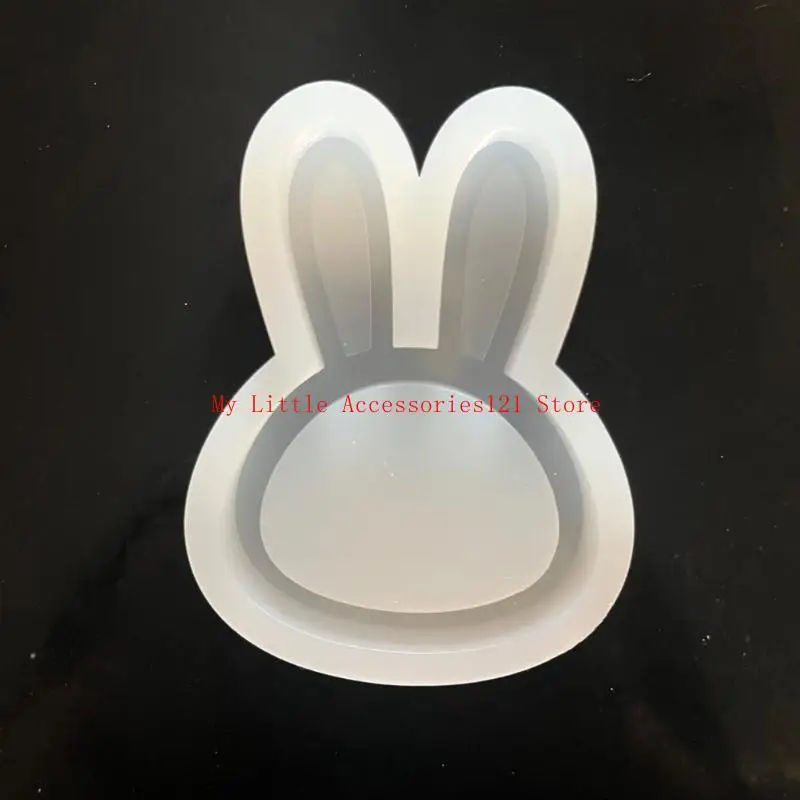 

Silicone Mold Rabbit Bear Shaped Molds Liquid Sand Ornaments Keychain