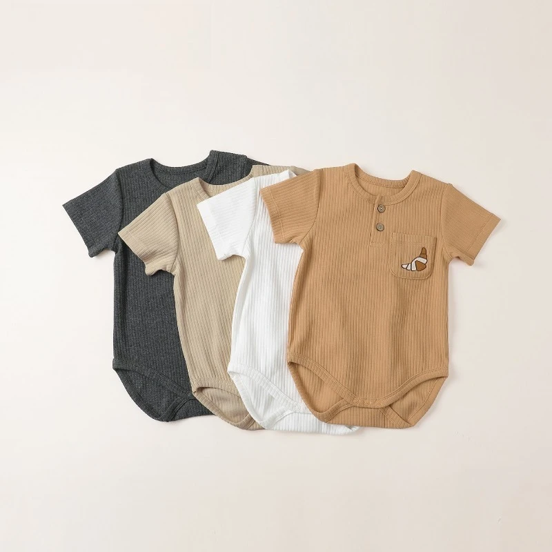 macacao-de-bebe-canelado-de-algodao-manga-curta-com-bordado-para-verao-body-fofo-para-recem-nascidos-macacao-triangulo-2026-roupas-de-bebe