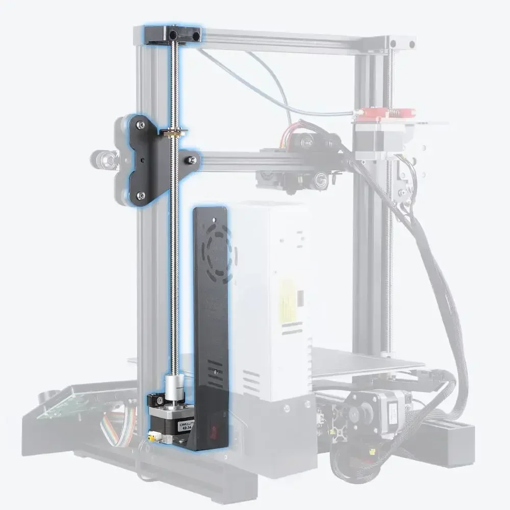 Creality 3D Printer Dual Z-Axis Upgrade Kit with Lead Screw And Stepper Motor for Ender 3 /3 Pro Ender 3 V2 - Screw Rod Included