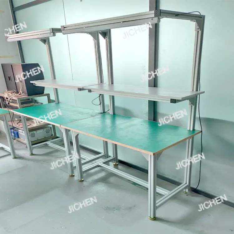 HS DepositAluminum alloy anti-static workbench Flat workbench Single-sided Double-sided workbench