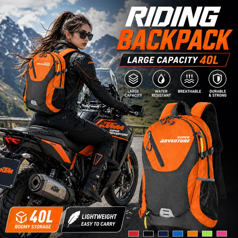 For KTM RC Duke 390 200 790 890 690 250 125 990 300 Adventure 1290 1050 1090 Racing travel Men waterproof Backpack Bag Motorcycl