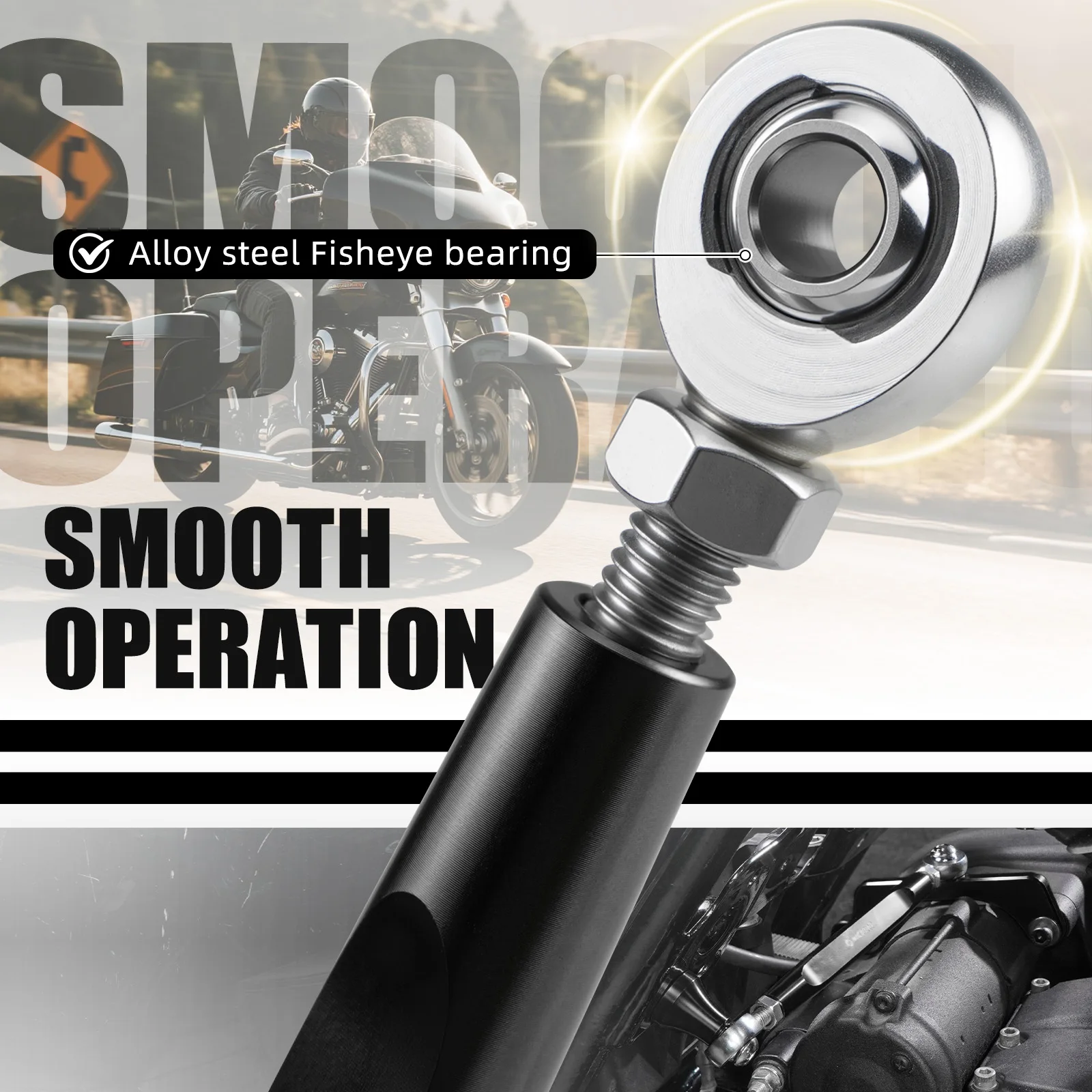 Für Harley Road Glide FLTRX 2017-2020 M8 Touring Stabilisator Street Glide FLHX 2017-2025 Road King FLHR 2017-2022 CVO FLTRXSE – Detail 4