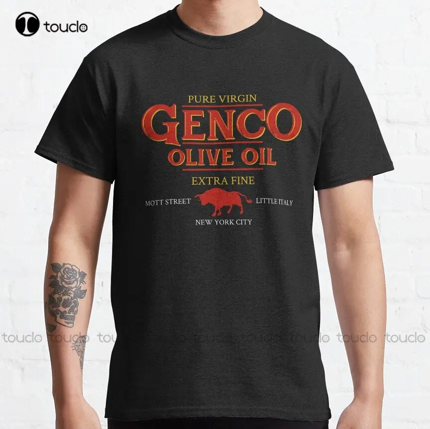 Genco Olive Oil Godfather The Godfather Marlon Brando Al Pacino Classic T-Shirt Baseball Tee Shirts Creative Funny Tee Xs-5Xl