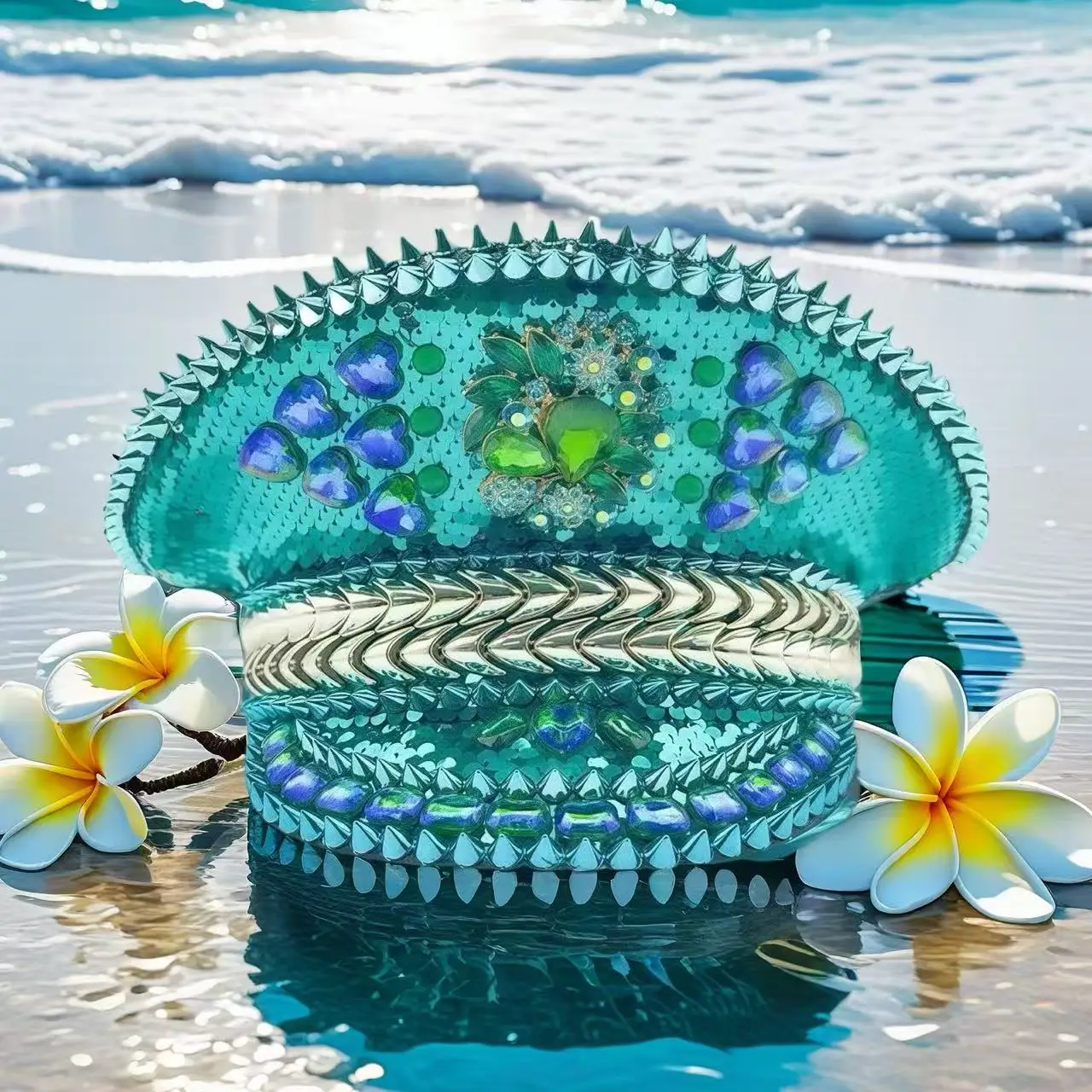 

Шляпа капитана в стиле стимпанк со стразами для Марди Гра, карнавала, аксессуаров для рейв-фестивалей и вечерние кепки для женщин и мужчин