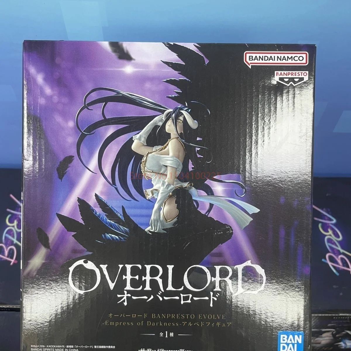 

Bandai Banpresto Evolve Queen Of Darkness Albedo King Of The Undead Scenic Fashion Figure Model Toys Collection Holiday Gift