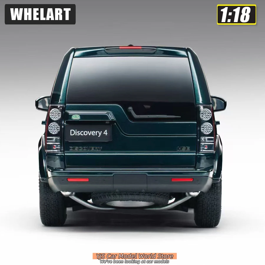 WHELART 1/18 2014 Land Rover Discovery 4 diecast Model Black Green