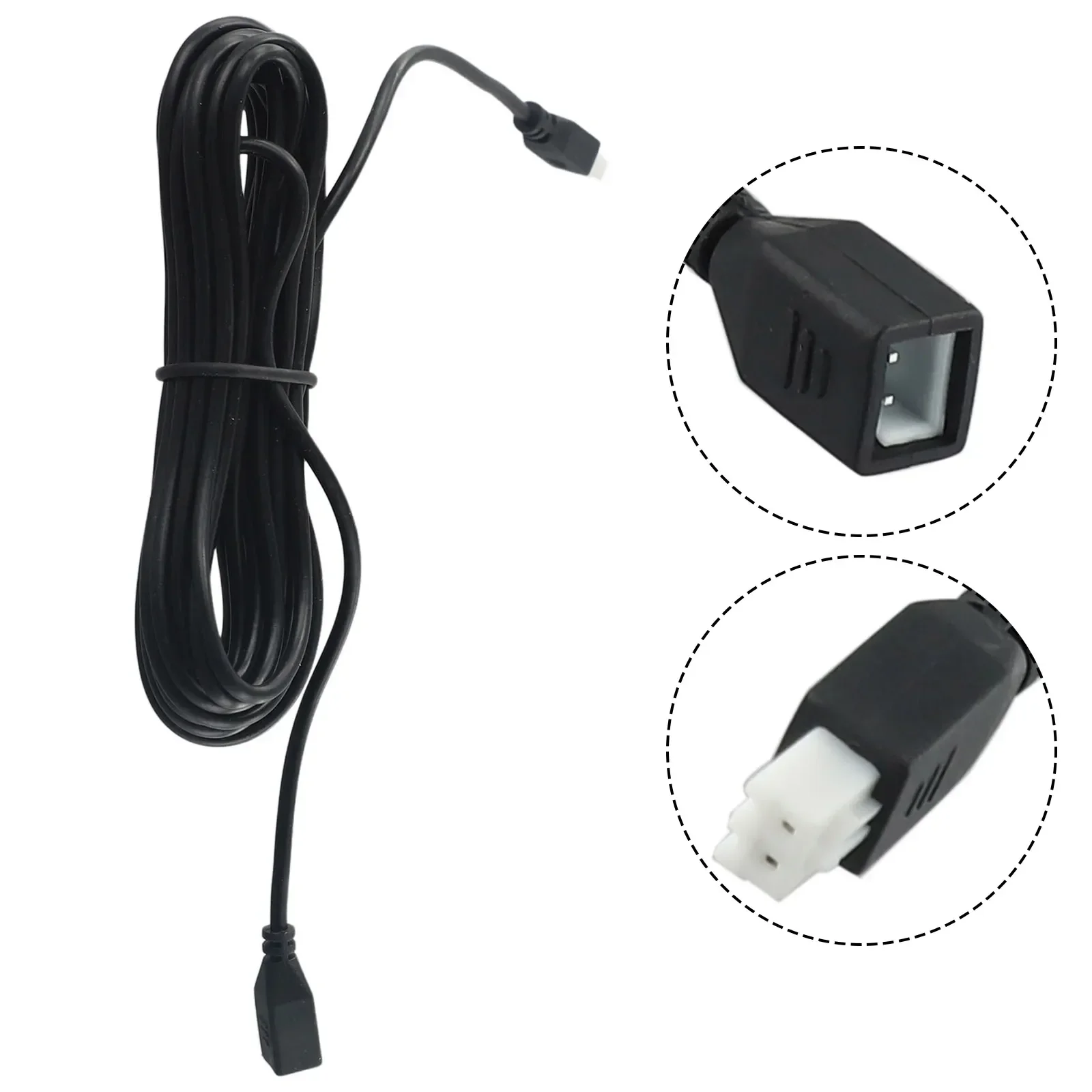 4M 2 Pin Extension Cable Cord For Car Reversing Parking Sensor Waterproof Reversing Extend Extension Cables For Parking Sensors