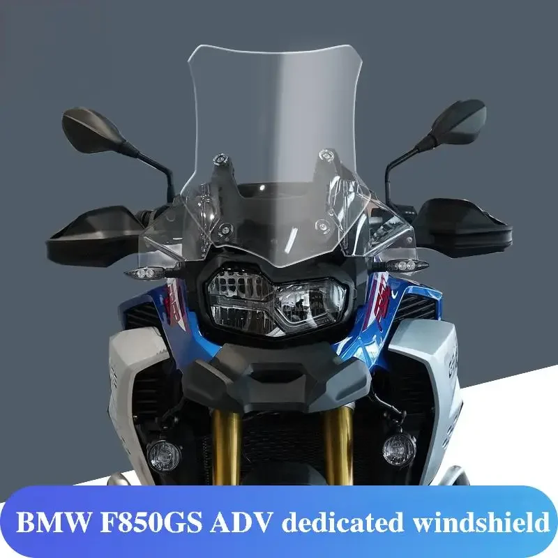 

For BMW F850GS ADV Windshield Windscreen Deflector Heightened and Thickened Sunshade and Chest Protection Modified Accessories