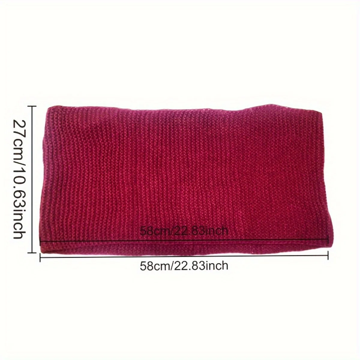 Eleganter dicker Winterschal für Damen – winddicht, atmungsaktiv, unendlicher Schlaufen-Halswärmer mit weicher Stilstruktur. Maschinenwaschbar – Detail 10