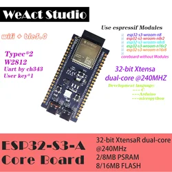 ESP32-S3-DevKitC-1 ESP32-S3 WiFi Bluetooth-compatible BLE 5.0 Mesh Development Board ESP32 Wireless Module Micropython