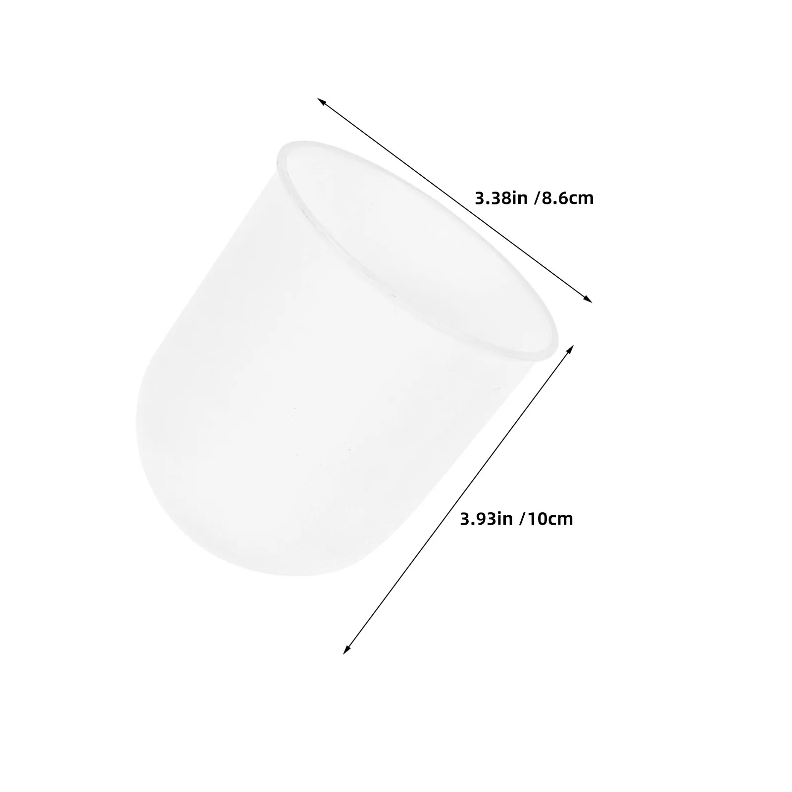 6Pcs Toilet Brush Holder Plastic Round Base Bathroom Scrubber Cup Holder Stable Anti Overflow for Home Hotel Bathroom